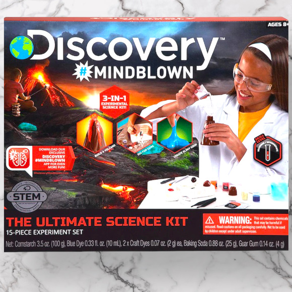 Discovery Kids MINDBLOWN Ultimate Science Kit 4 EXPERIMENTS IN 1 - Picture 8 of 8